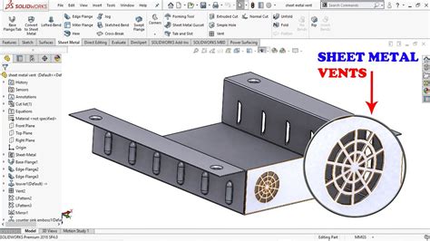 making vent sheet metal chassis cheaper|forced sheet metal vents.